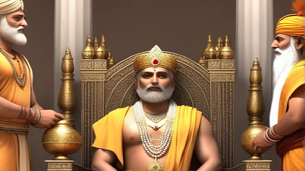 Hindi Kids Story King in His House