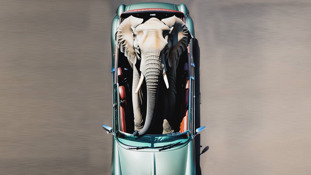 Elephant and Car Story