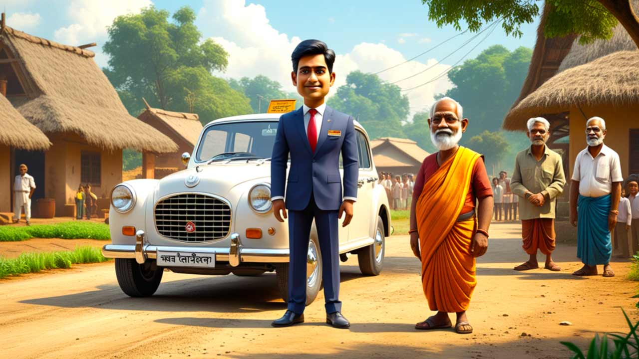 Moral Story Golden Pen Hindi